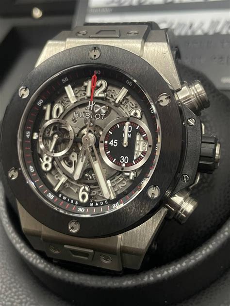 hublot big bang unico titanium ceramic 45mm|hublot big bang unico sapphire.